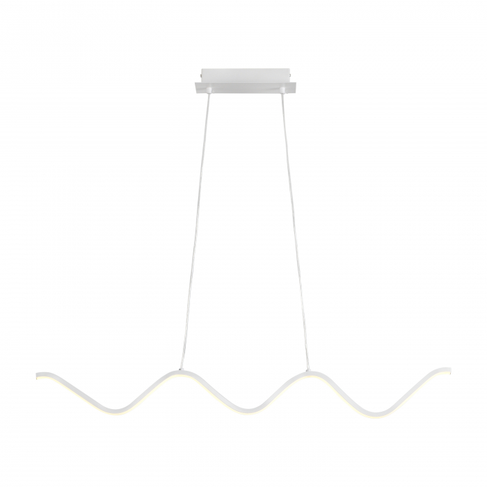 Lustră suspendată LED ZIGZAG, alb, 3000K,  90 cm [2]