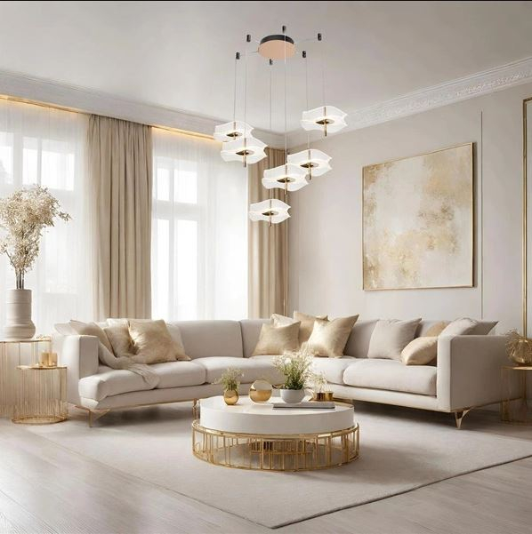 Candelabru LED MARIPOSA, auriu, 3000K, 2160 lm, diametru 6*20 cm - ALTAVOLA DESIGN [7]