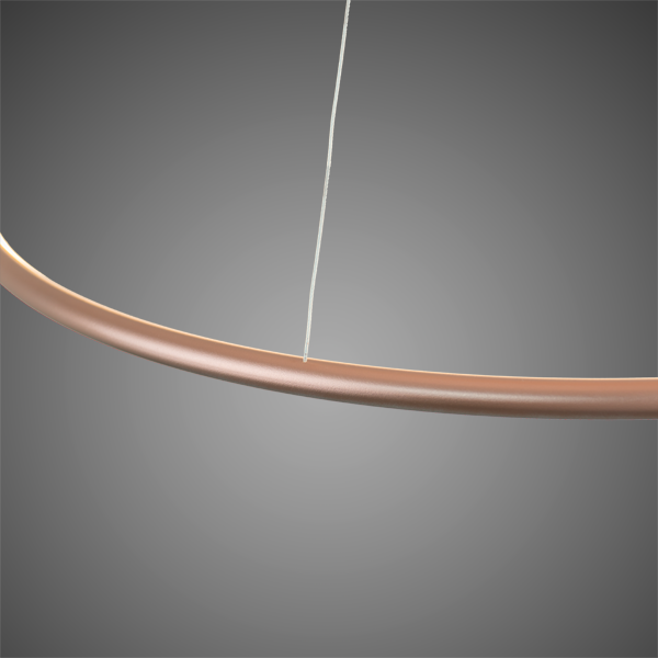Lampa suspendata LED RING Nr. 1, cupru, dimabila, 3000K, IP 44, diametru 60 cm - ALTAVOLA DESIGN [4]