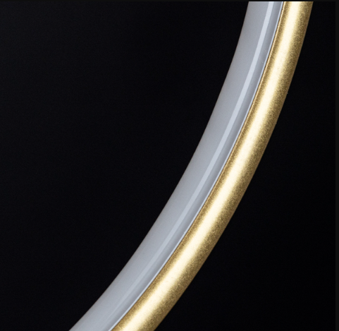 Lampa suspendata LED RING aurie Nr. 3, dimabila, 3000K, IP 44, diametru 80 cm - ALTAVOLA DESIGN [2]
