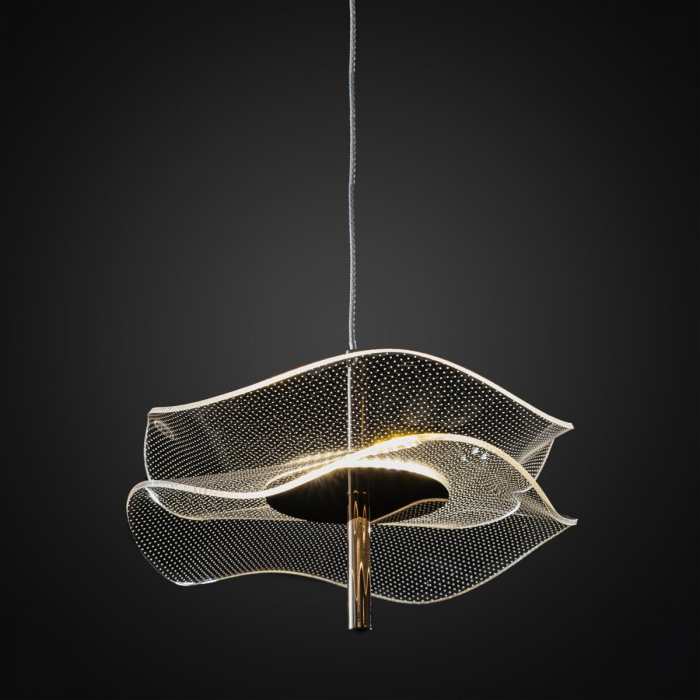 Pendul LED MARIPOSA, auriu, 3000K, 390 lm, diametru 20 cm - ALTAVOLA DESIGN [6]