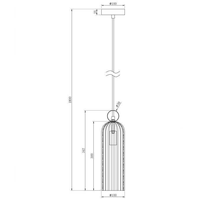 Pendul ANTIC, auriu/gri, 1*E14, diametru 10 cm - MAYTONI [4]