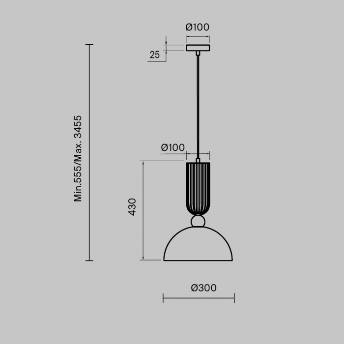 Pendul ANTIC, auriu/coniac, 1*E27, diametru 30 cm - MAYTONI [5]