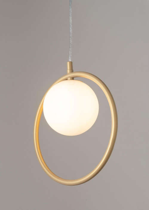 Pendul AQUA, auriu/alb, 1*G9, 12W, diametru 24 cm - SIGMA [2]