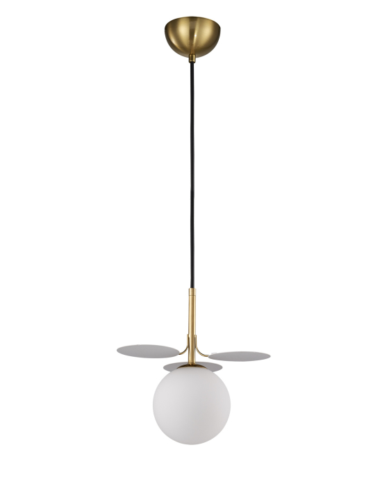 Pendul CHIC, alb/auriu, 20 cm [2]