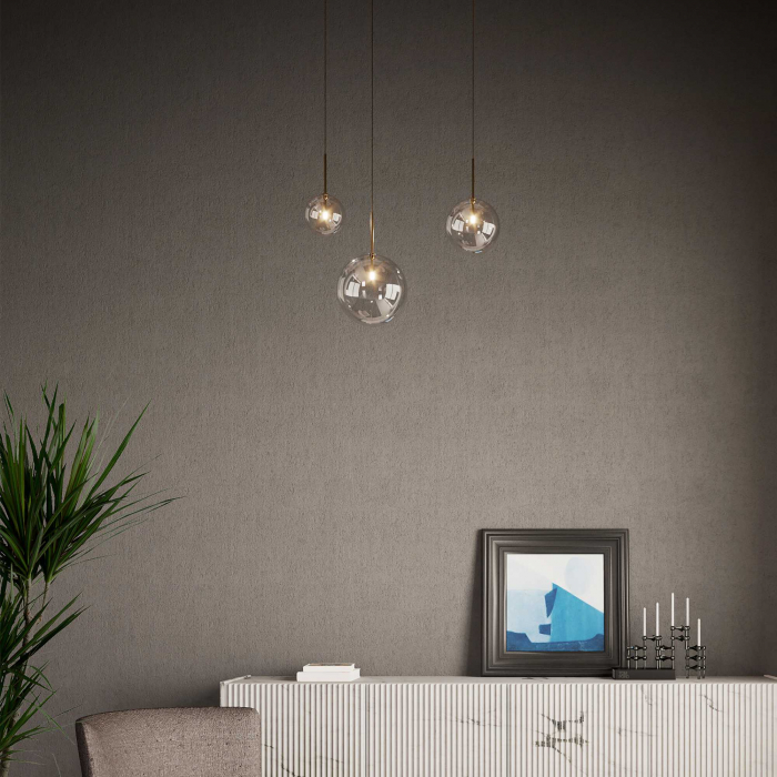 Pendul EQUINOXE SP1, alama, diametru 20 cm - IDEAL LUX [2]