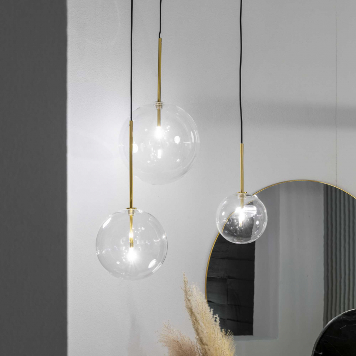 Pendul EQUINOXE SP1, alama, diametru 20 cm - IDEAL LUX [4]