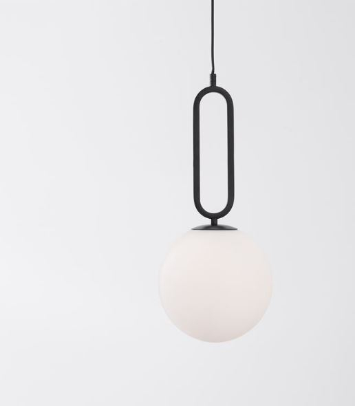 Pendul GRUS, negru/alb, 25 cm - NOVA LUCE [2]