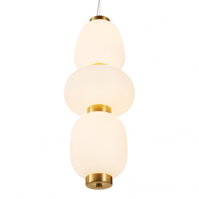 Lampă suspendată LED BRILLA-3, auriu/alb, 23 cm [6]