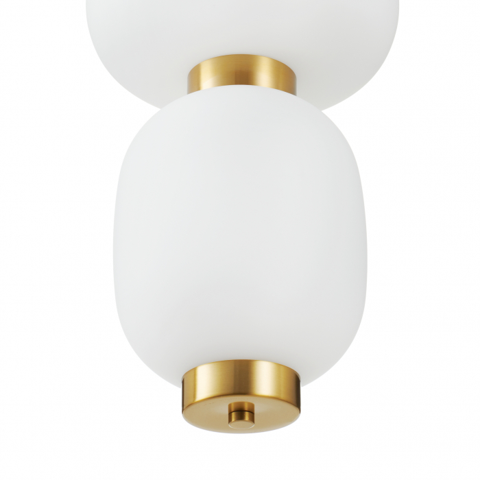 Lampă suspendată LED BRILLA-3, auriu/alb, 23 cm [11]