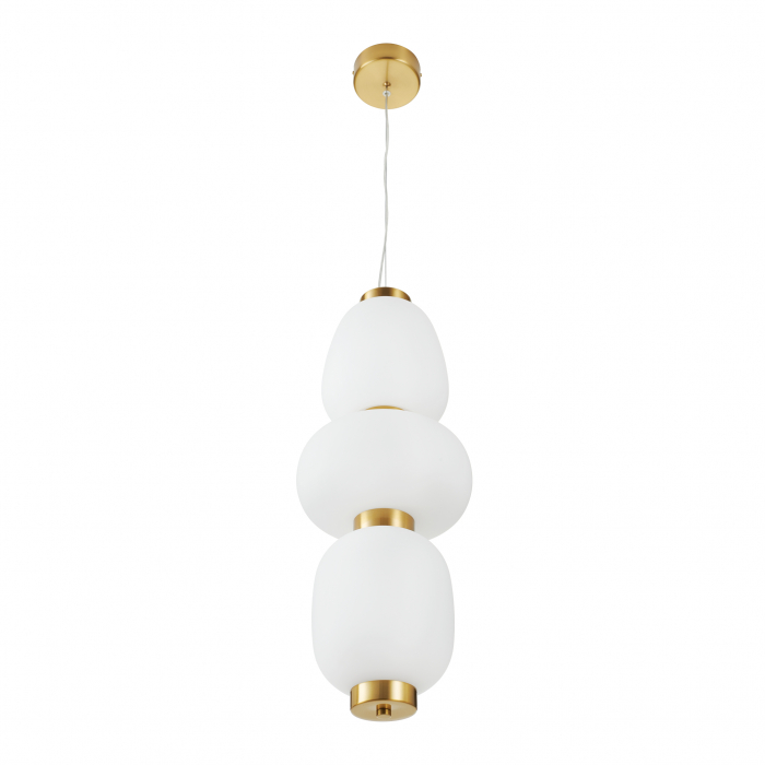Lampă suspendată LED BRILLA-3, auriu/alb, 23 cm [7]