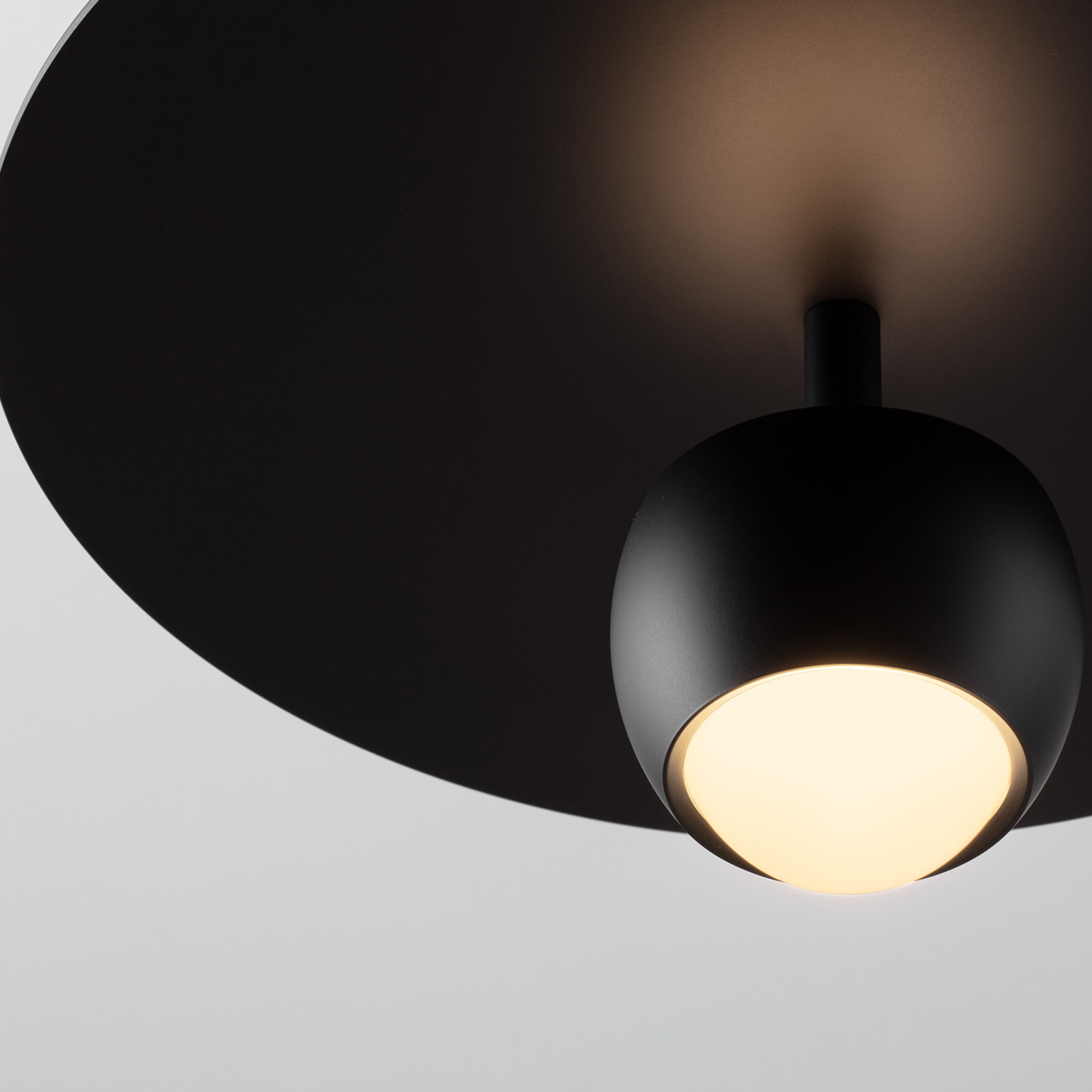 Pendul LED EDEM, negru, 3000K, 590 lm, diametru 30 cm - NOVA LUCE [2]