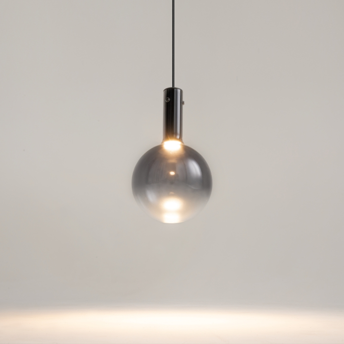 Pendul LED NEBULA, negru, 3000K, 20 cm - MAYTONI [2]