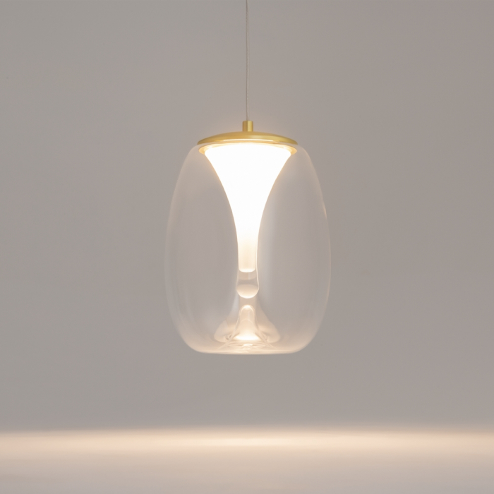 Pendul LED SPLASH auriu, 7W, 3000K, diametru 20 cm - MAYTONI [2]