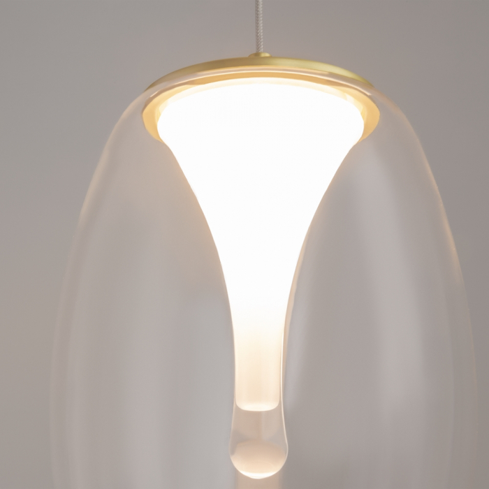 Pendul LED SPLASH auriu, 7W, 3000K, diametru 20 cm - MAYTONI [5]