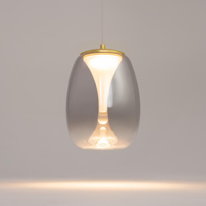 Pendul LED SPLASH, auriu/gri, 7W, 3000K, diametru 20 cm - MAYTONI [2]