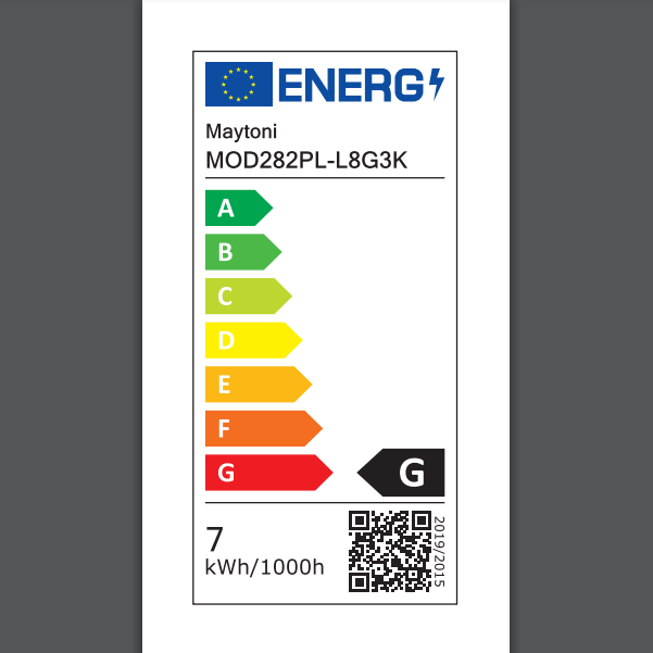 Pendul LED SPLASH, auriu/gri, 7W, 3000K, diametru 20 cm - MAYTONI [8]