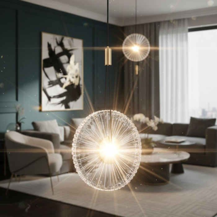 Pendul LED SUNBLAST, auriu, 3000K, 20 cm - Step into Design [11]