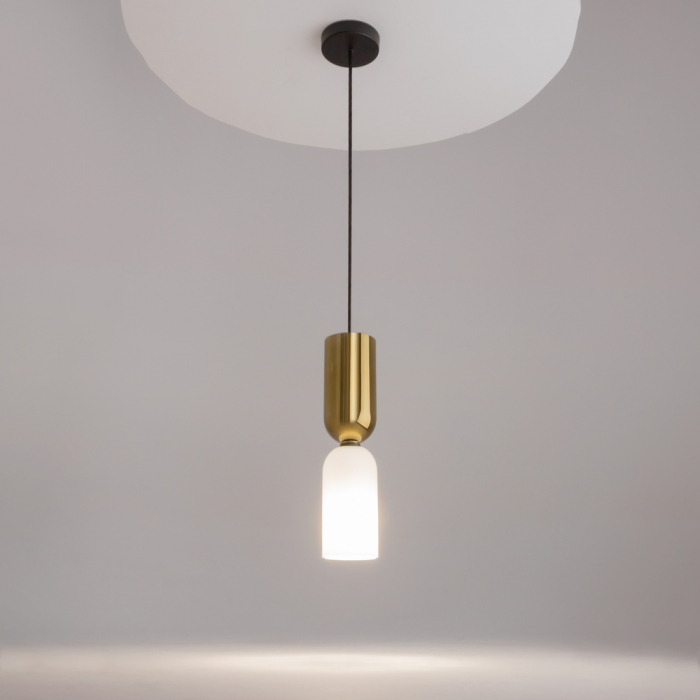 Pendul MEMORY, alb/auriu, diametru 8 cm - MAYTONI [2]