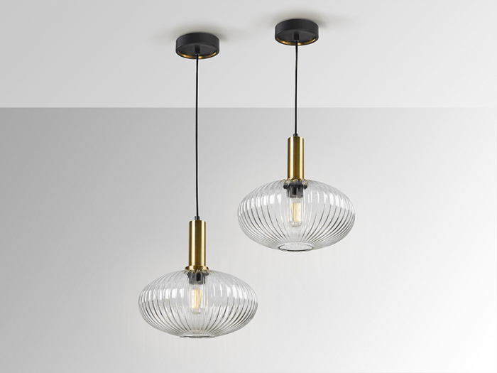Pendul NORMA 1, negru/alama, diametru 30 cm - SCHULLER 225410 [4]