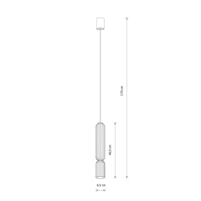Pendul SINGLES B, bej/albastru, 6.5 cm - Nowodvorski [7]