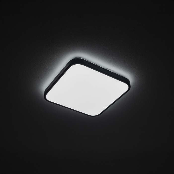 Plafoniera baie LED AGNES SQUARE neagra, 16W, 4000K, IP44, dimensiune 33.5 cm - NOWODVORSKI [3]
