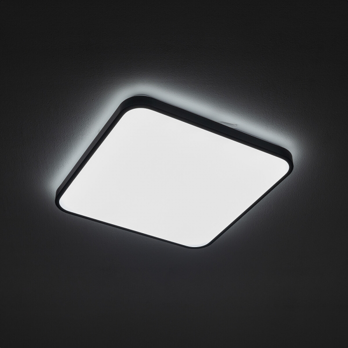 Plafoniera LED AGNES SQUARE neagra, 32W, 4000K, IP44, dimensiune 43.5 cm - NOWODVORSKI [2]