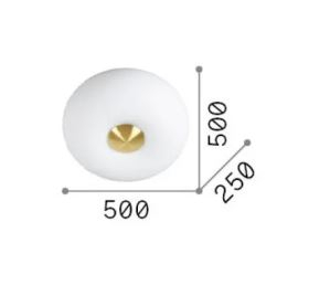 Plafoniera ARIZONA PL3, alb, diametru 40 cm - IDEAL LUX [3]