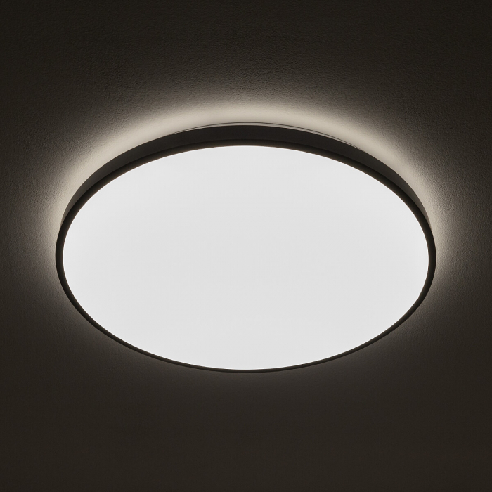 Plafoniera baie LED AGNES ROUND neagra, 32W, 4000K, IP44, diametru 49 cm - NOWODVORSKI [2]