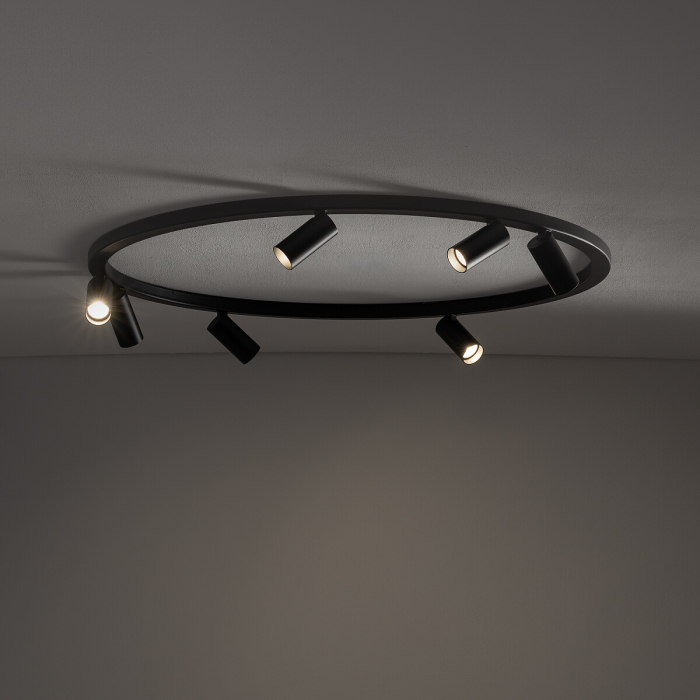 Plafonieră cu spoturi FOURTY ROUND VII, negru, 80 cm Nowodvorski [3]