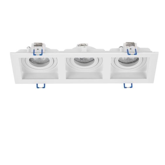 Plafoniera incastrabila in tavan cu spoturi EIRIAM III, alb, 27 cm - NOVA LUCE 9011367 [1]