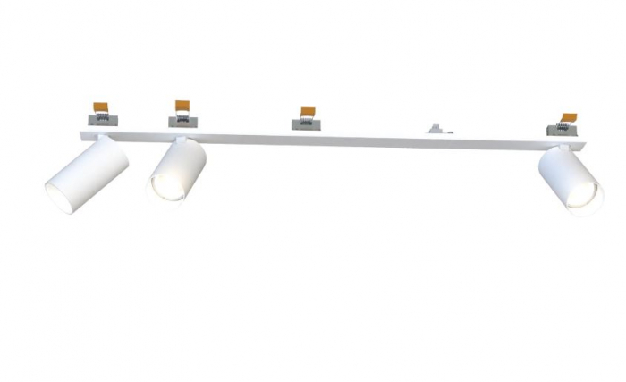 Plafoniera incastrabila in tavan cu spoturi MONO SURFACE III, alb, 3*GU10, lungime 70 cm - NOWODVORSKI [2]