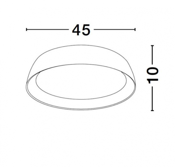 Plafoniera rotunda LED SIGI, alb/lemn, dimabila, 3000K, 3081Lm, diametru 45 cm - NOVA LUCE [5]
