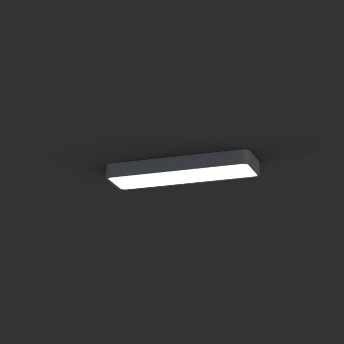 Plafoniera LED SOFT cu tub LED, grafit, 3000K, IP20, 63x20 cm - NOWODVORSKI [3]