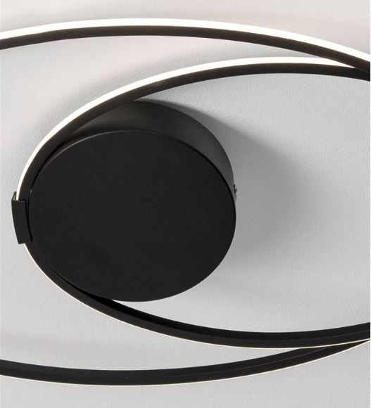 Plafoniera LED VIARREGIO, negru, 3000K, 60 cm - NOVA LUCE 9500710 [3]