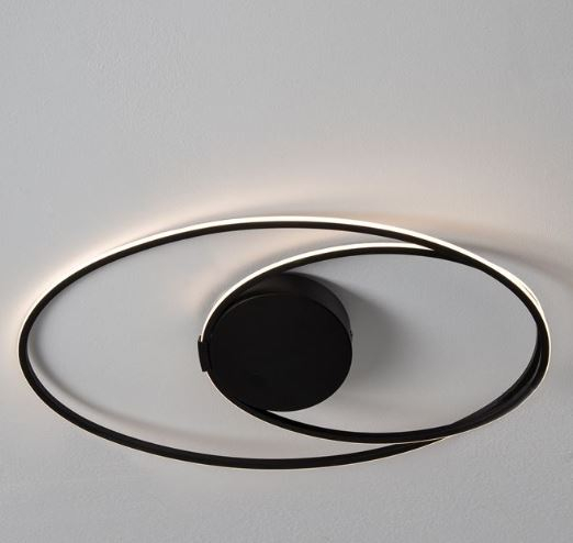 Plafoniera LED VIARREGIO, negru, 3000K, 60 cm - NOVA LUCE 9500710 [4]