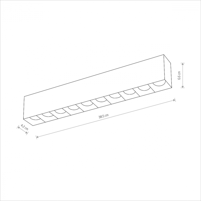 Plafoniera liniara LED MIDI 40W - 4000K - nowodvorski lighting [7]