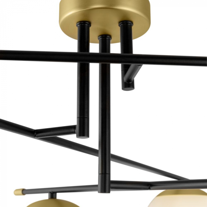 Lustra tip plafoniera NOSTALGIA, auriu/negru, 6*E14, 40W, diametru 115 cm - MAYTONI [3]