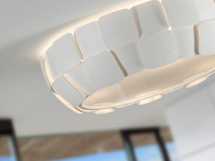 Plafonieră QUIOS albă, diametru 46 cm - SCHULLER 124011 [2]