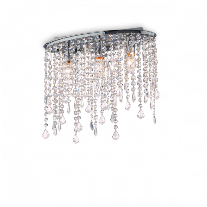 Lustra tip plafoniera RAIN PL3 crom, 3*E14, 40W, lungime 40 cm - IDEAL LUX [3]