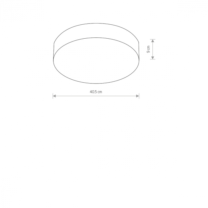Plafoniera rotunda LED ARENA 40.5 cm [2]