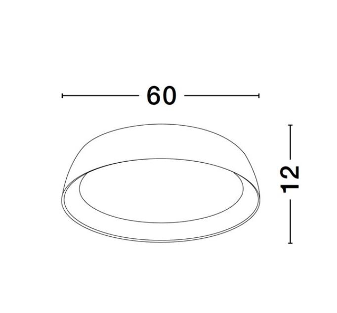 Plafoniera rotunda LED SIGI, alb/lemn, dimabila, 3000K, 4201Lm, diametru 60 cm - NOVA LUCE [5]