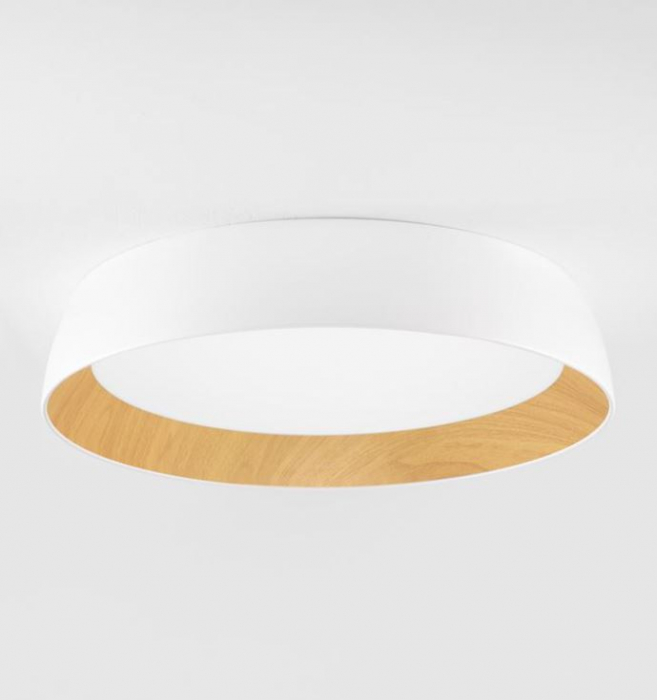 Plafoniera rotunda LED SIGI, alb/lemn, dimabila, 3000K, 4201Lm, diametru 60 cm - NOVA LUCE [3]