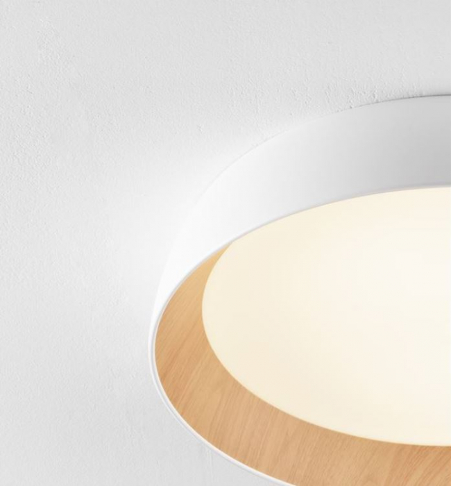 Plafoniera rotunda LED SIGI, alb/lemn, dimabila, 3000K, 4201Lm, diametru 60 cm - NOVA LUCE [2]