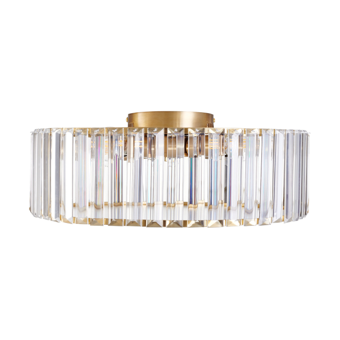 Plafonieră rotundă MAGIA, auriu/cristal, 40 cm [3]