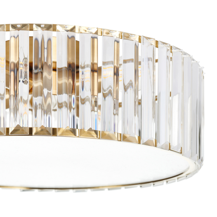 Plafonieră rotundă MAGIA, auriu/cristal, 40 cm [4]