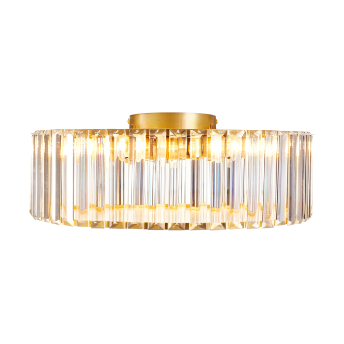 Plafonieră rotundă MAGIA, auriu/cristal, 40 cm [2]