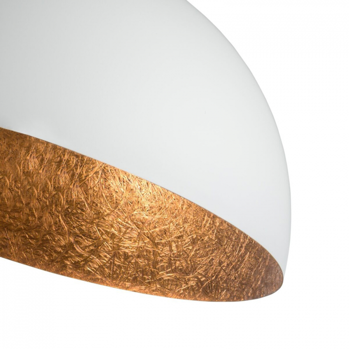 Plafoniera SFERA alb/cupru, 1*E27, 60W, diametru 35 cm - SIGMA [3]