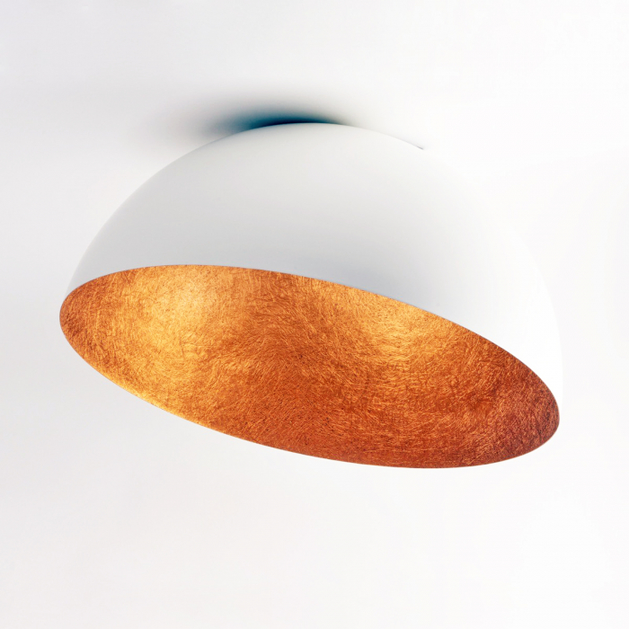 Plafoniera SFERA alb/cupru, 1*E27, 60W, diametru 35 cm - SIGMA [2]