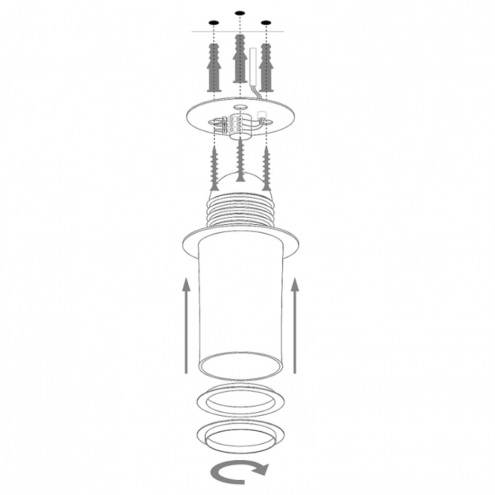 Plafoniera SFERA alb/cupru, 1*E27, 60W, diametru 35 cm - SIGMA [4]